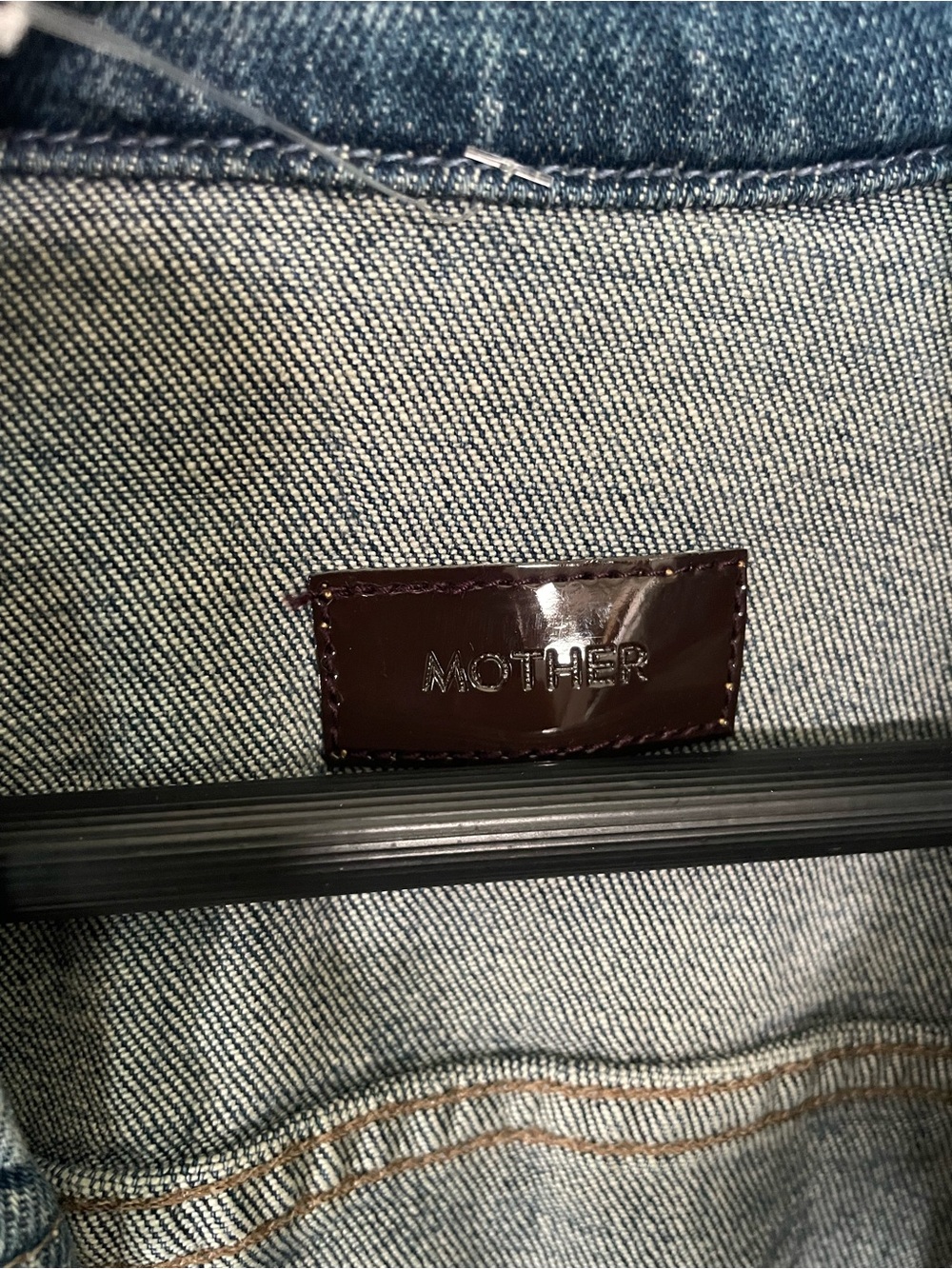 MOTHER Denim piece, specifically identified as the "The Cover Up" dress - Picture 4 of 7